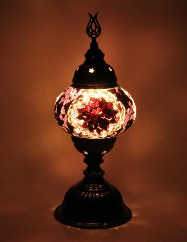 Lampe de table mauve MB2