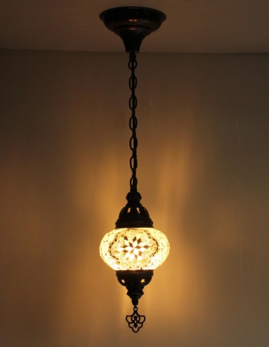 Hanging lamp white B2