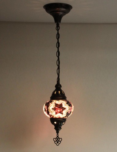 Hanging lamp purple B2