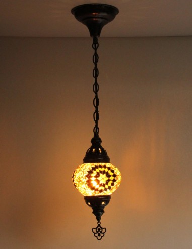 Hanging lamp brown B2