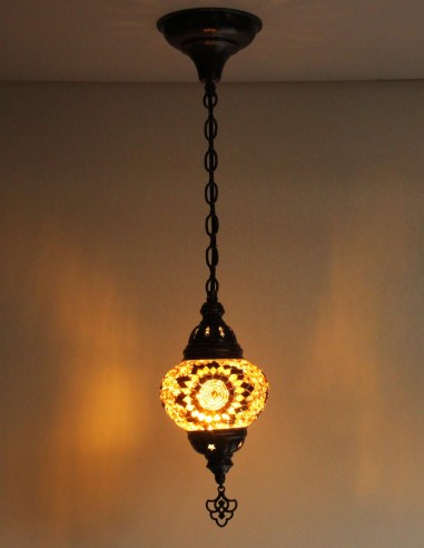 Hanging lamp brown B2