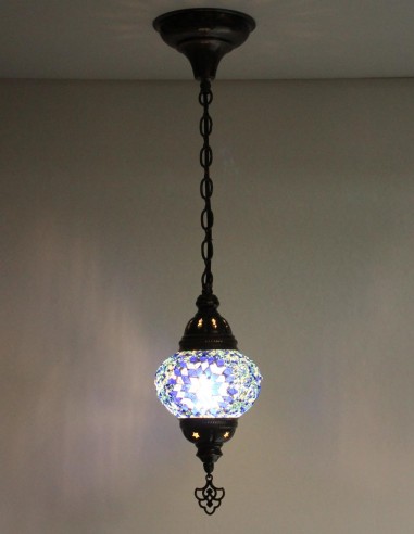 Lampe suspendue bleue B2