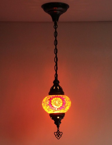 Lampe suspendue rouge B2
