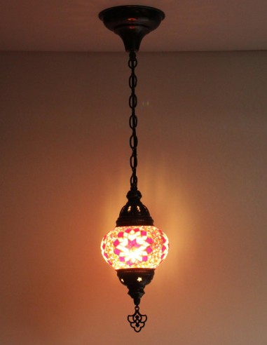 Lampe suspendue rouge B2