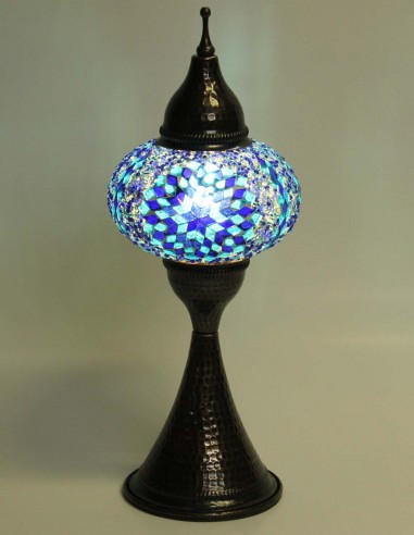 Lampe de table Bleue DOV3