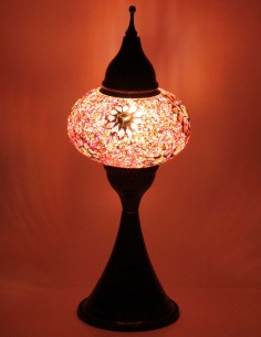 Lampe de table mauve DOV3 2