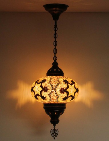 Hanging lamp brown B4