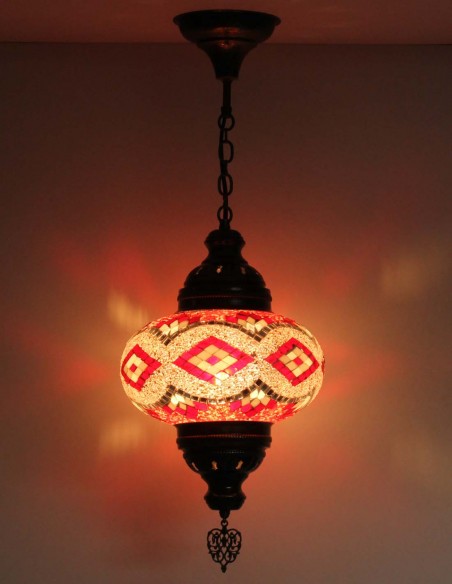 Hanging lamp red B4