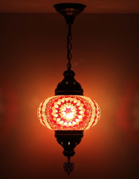 Hanging lamp red B4