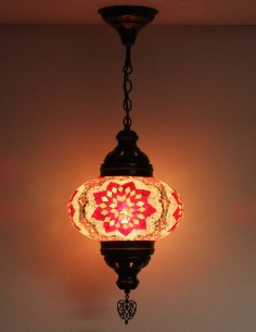 Lampe suspendue rouge B4