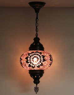 Hanging lamp purple B4