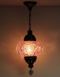 Hanging lamp purple B4