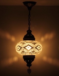 Hanging lamp white B4 2