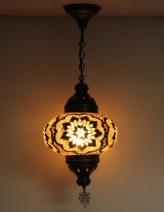 Hanging lamp brown B4