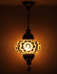 Hanging lamp brown B4 2
