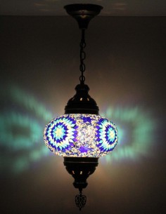 Hanging lamp blue B4 2