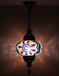 Hanging lamp blue B4 2