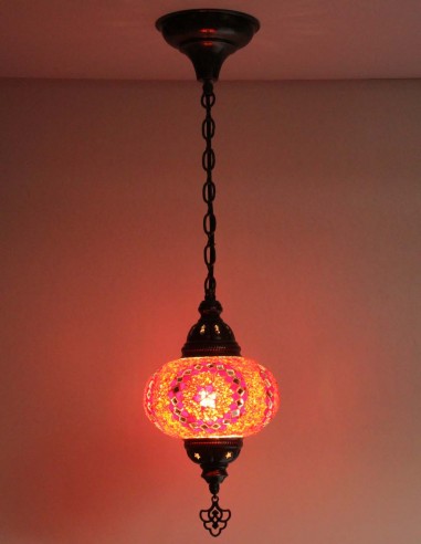 Lampe suspendue rouge B3