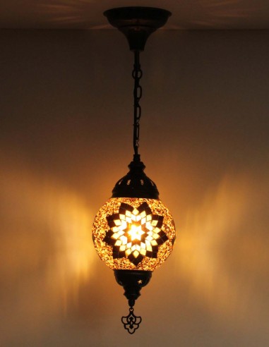Hanging lamp brune T15