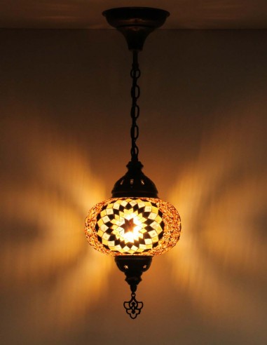 Hanging lamp brown B3,5