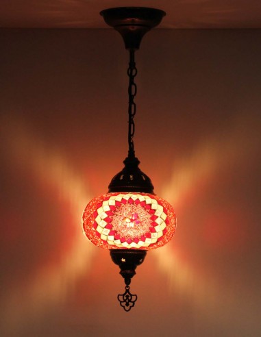 Lampe suspendue rouge B3,5