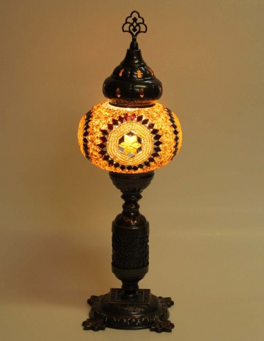 Lampe de table brune MB3N