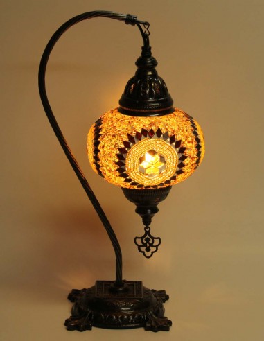 Lampe de table brune DB3