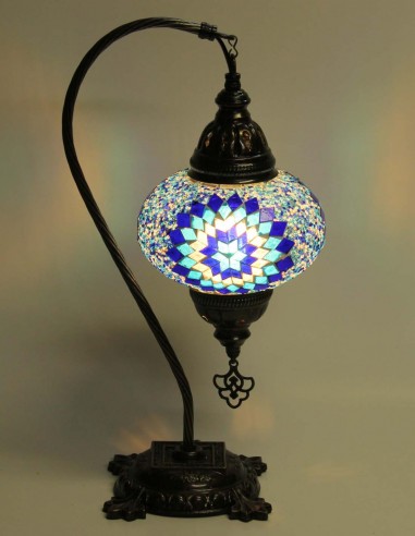 Lampe de table bleue DB3