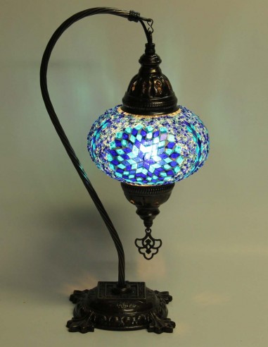 Lampe de table bleue DB3