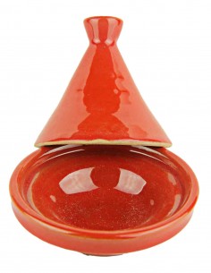 Mini tajine marocain rouge, 3,25 po 2