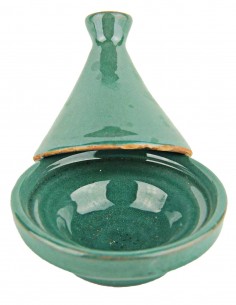 Mini tajine marocain vert, 3,25 po 2