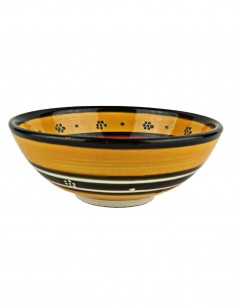 Turkish yellow and red tulip bowl, 4.75 in 2