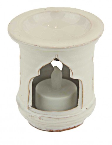 Diffuseur de parfum en céramique blanc, forme...