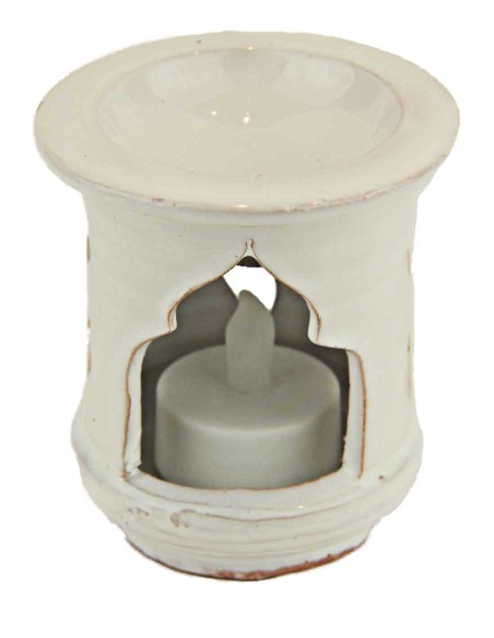 White ceramic fragrance diffuser, tall shape