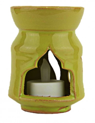 Olive green ceramic fragrance diffuser,...