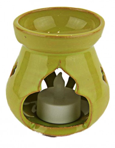 Diffuseur de parfum en céramique vert olive,...