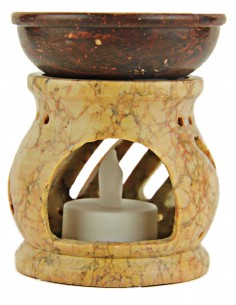 Marbled beige fragrance diffuser