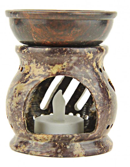 Diffuseur de parfum violet marbré