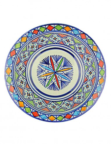 Moroccan plate from Fes 7,75 inch