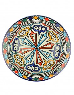 Moroccan plate from Fes 7,75 inch