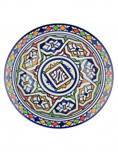 Moroccan plate from Fes 7,75 inch