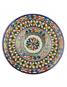 Assiette marocaine de Fes 7,75 p