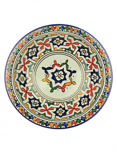 Assiette marocaine de Fes 9,5 p