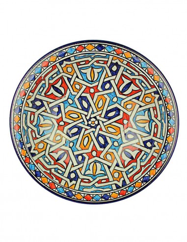 Moroccan plate from Fes 10,75 inch