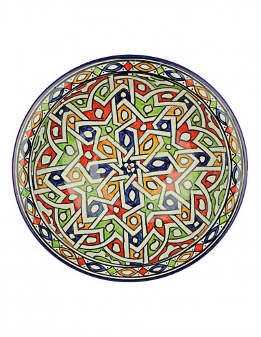 Moroccan plate from Fes 10,75 inch