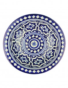 Moroccan plate from Fes 7,75 inch