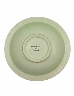 Tunisian plate in navy with colourful flowers, 14.5 in 2
