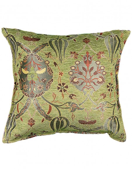 Housse de coussin verte - Motif 1