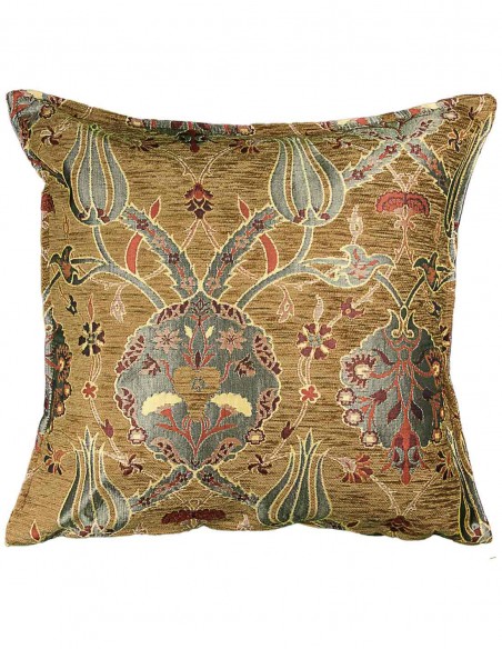 Housse de coussin turque marron Motif 1