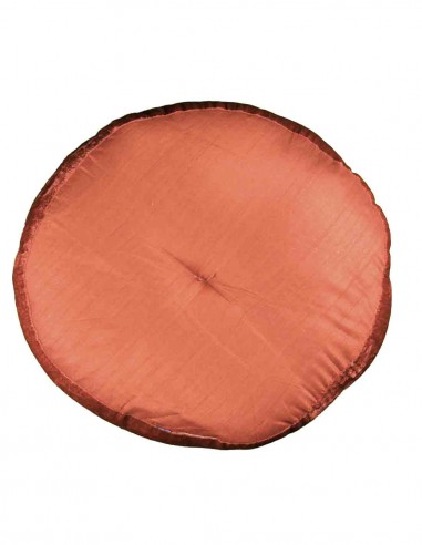 Coussin de sol indien rond couleur 1